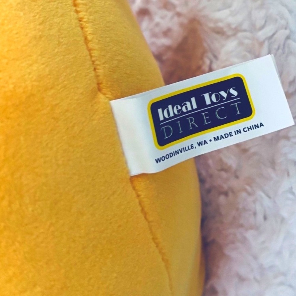 Ideal Toys Direct Shiba Inu Corgi Dog Plush 15" Orange Kawaii Puppy Blue Bow Tie - Picture 4 of 5